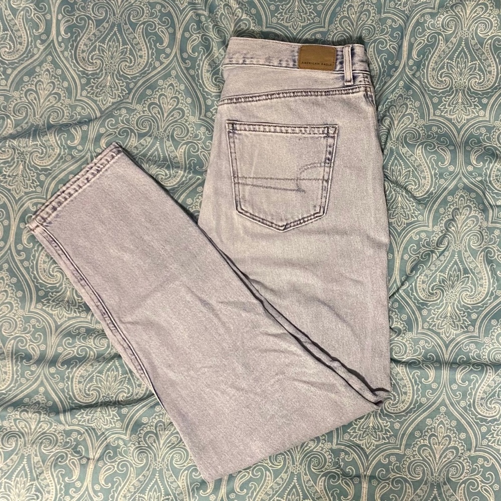 American Eagle Mom Jeans 10 Long